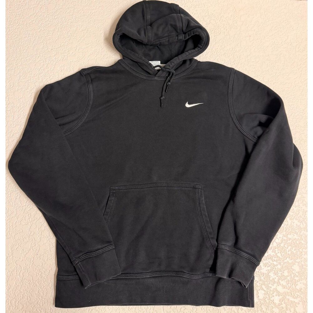 Nike Club Fleece Swoosh Pullover Hoodie Black Men’s M